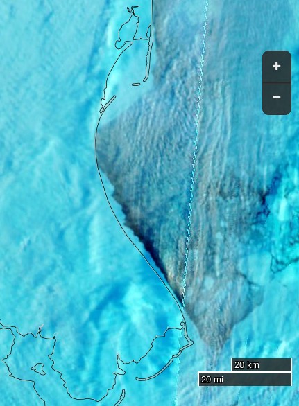 NASA Worldview “false-color” image of the Chukchi Sea on February 10th 2016, derived from the VIIRS sensor on the Suomi satellite