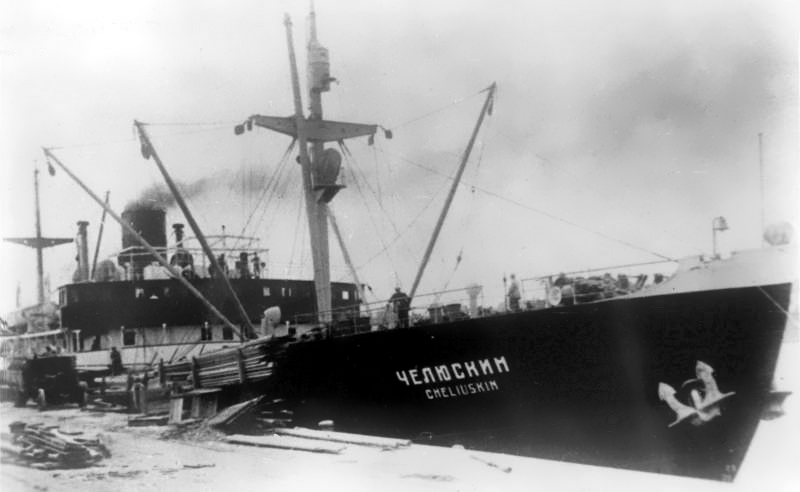 The icebreaker Chelyuskin